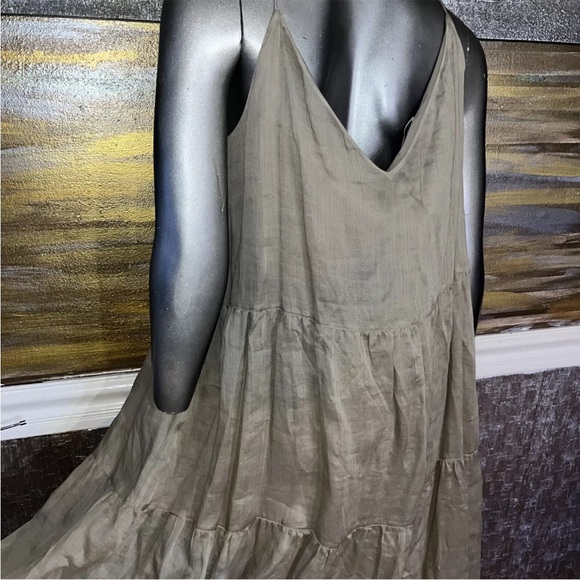 Lafayette 148 New York Hartford Tiered Cotton Midi Sundress MSRP $898 New XL - Picture 6 of 8